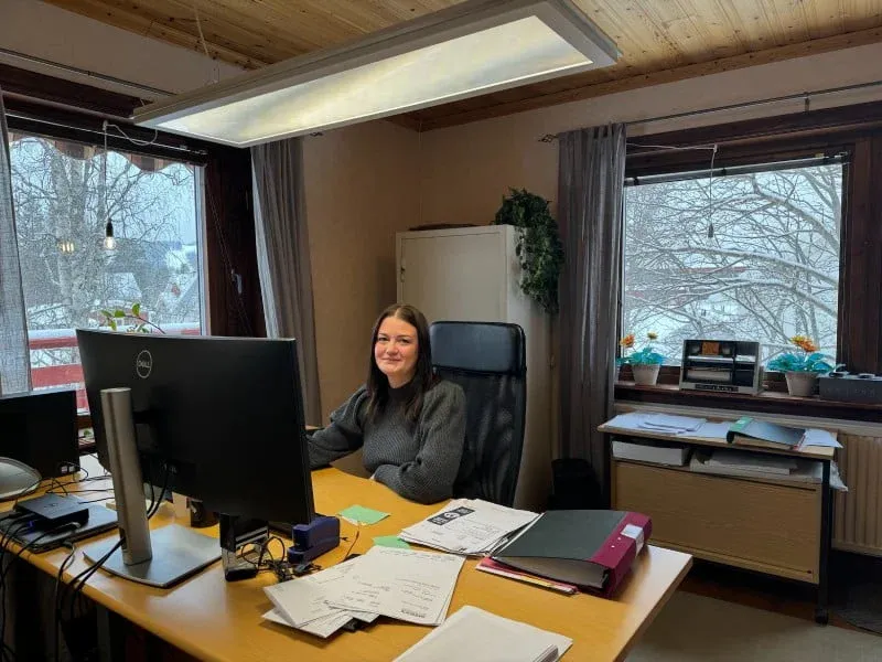 Annika Storck på allmänningens kontor